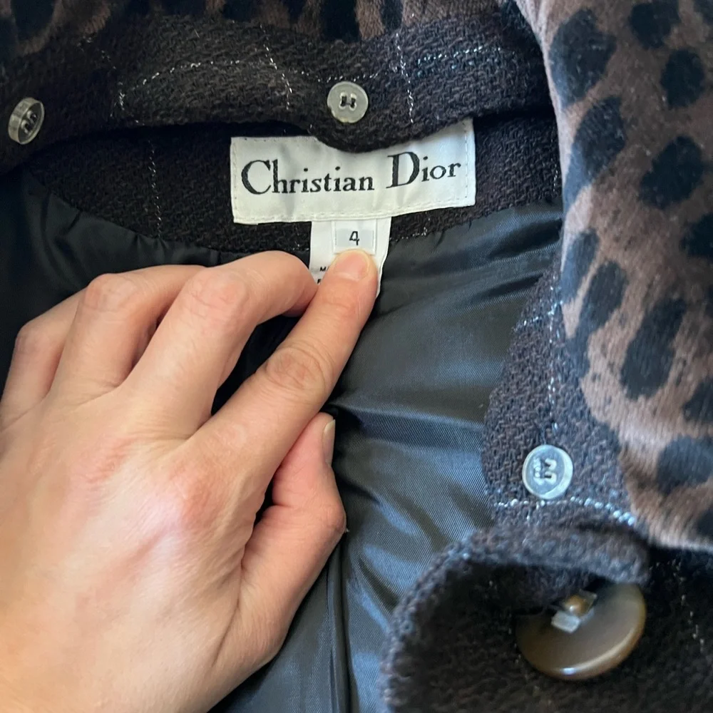Christian Dior size 4 Brown Jacket